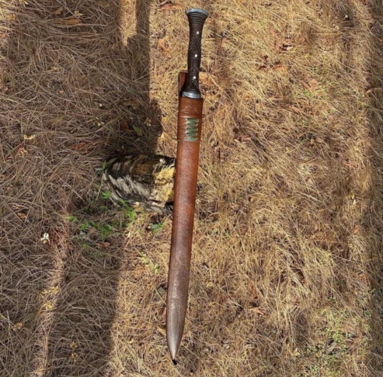 Custom Handmade Carbon Steel Blade Tactical Viking Sword| Hunting Sword Camping