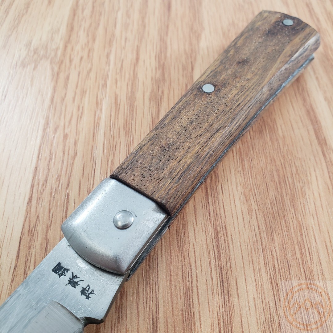Kanetsune Craft Folding Knife 2.88″ SK-4 High Carbon Steel Blade Wood Handle