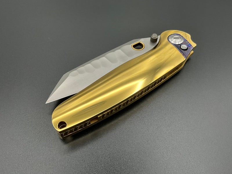 Ketuo Dirty Bird Folding Knife 3.75″ Bohler M390 Steel Blade Titanium Handle