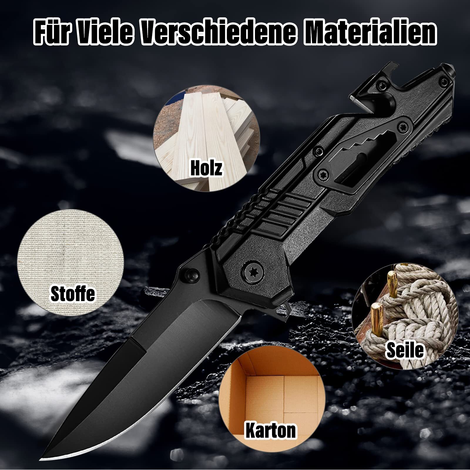 Military Tactical Survival Hunting Combat Fixed Blade Pocket Knife Camp Knives