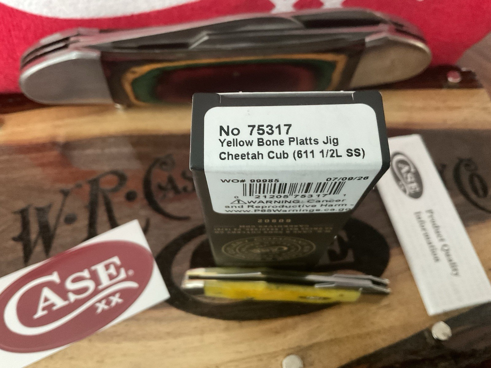 Case XX 75317 Yellow Bone Platts Jig Cheetah Cub New In Box