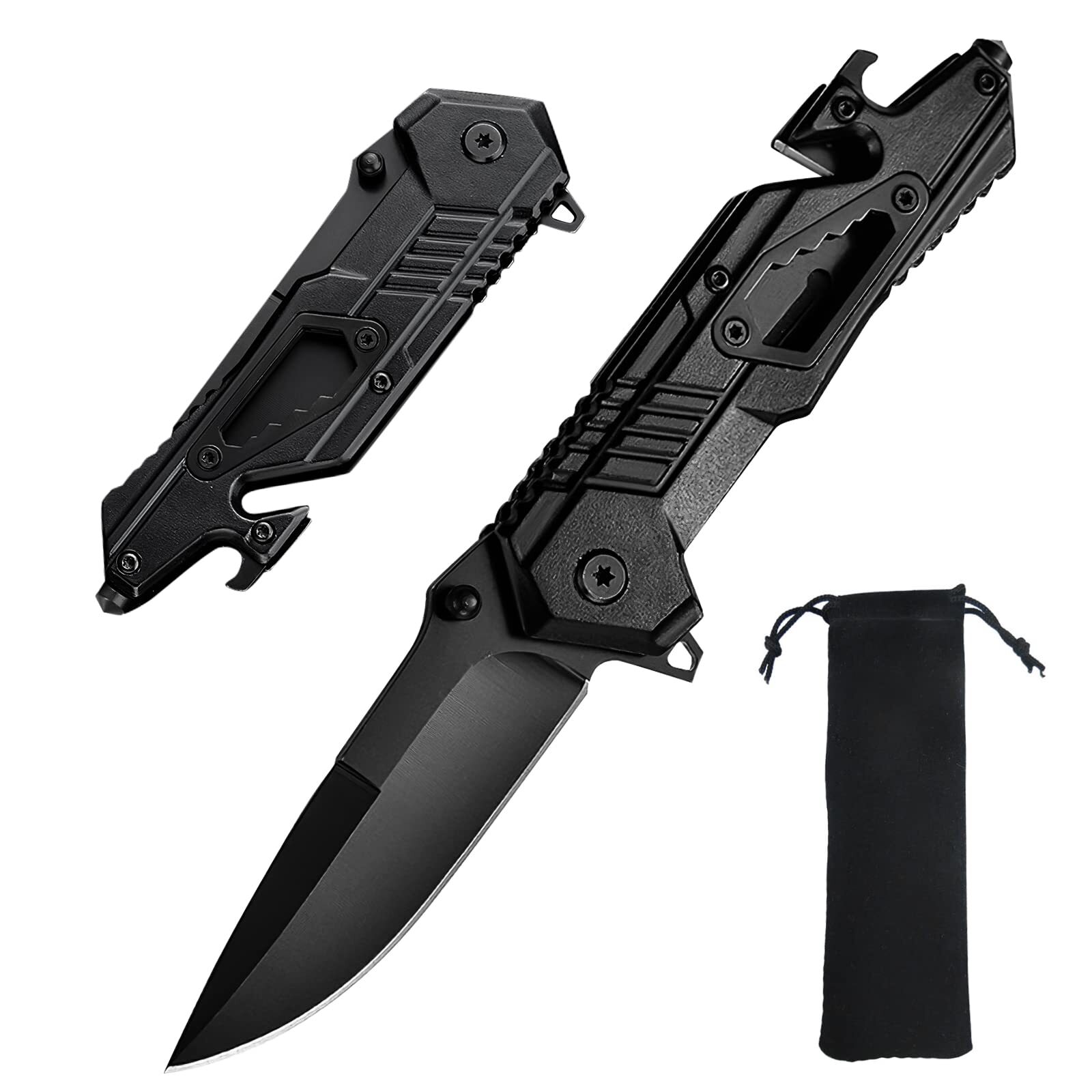 Military Tactical Survival Hunting Combat Fixed Blade Pocket Knife Camp Knives