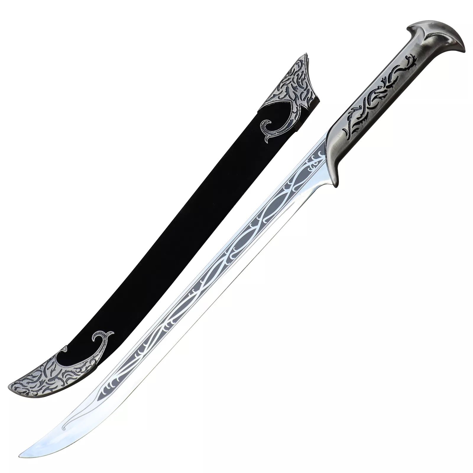 Fantasy Movie Replica King Sword | 18-Inch Blade with Free Velvet Sheath W/Stand
