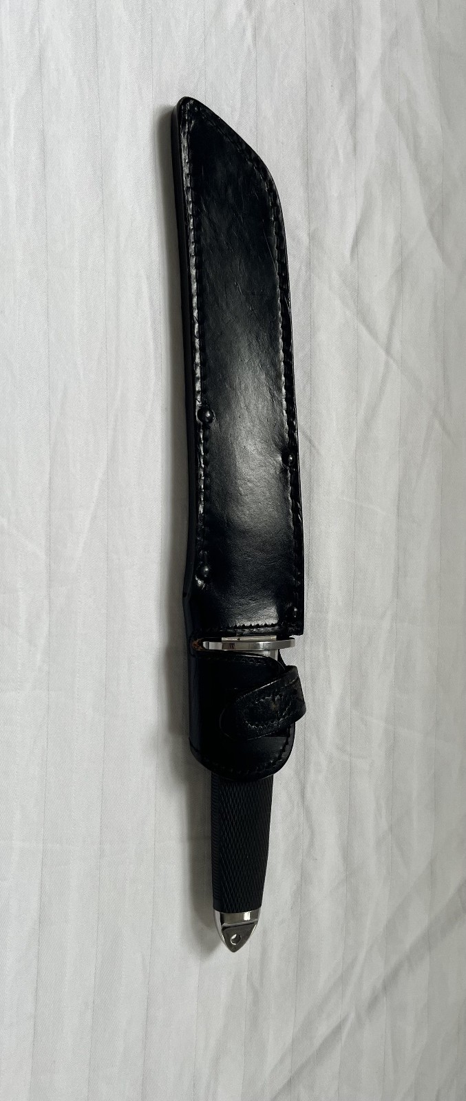 Cold Steel Knife, Japan 80s Magnum Tanto IX 9″ Blade, Leather Sheath Beautiful