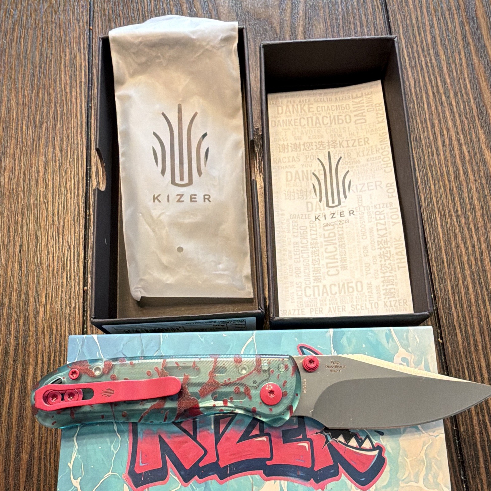 Kizer Drop Bear 2 Zombie Shark 79/150 Dirtbag/Dbest Exclusive