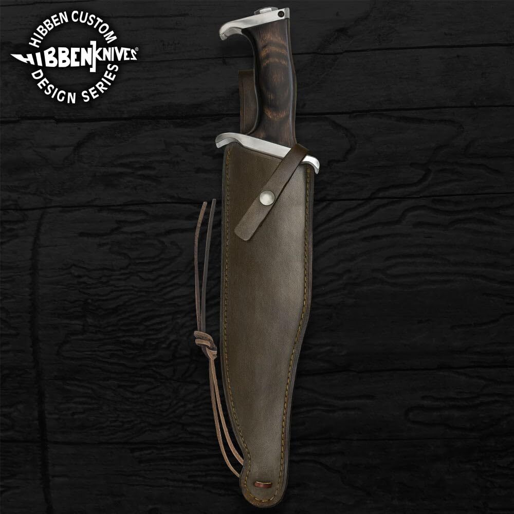 Hibben III Bowie Knife | 1988 Rambo Reproduction | Leather Sheath Included