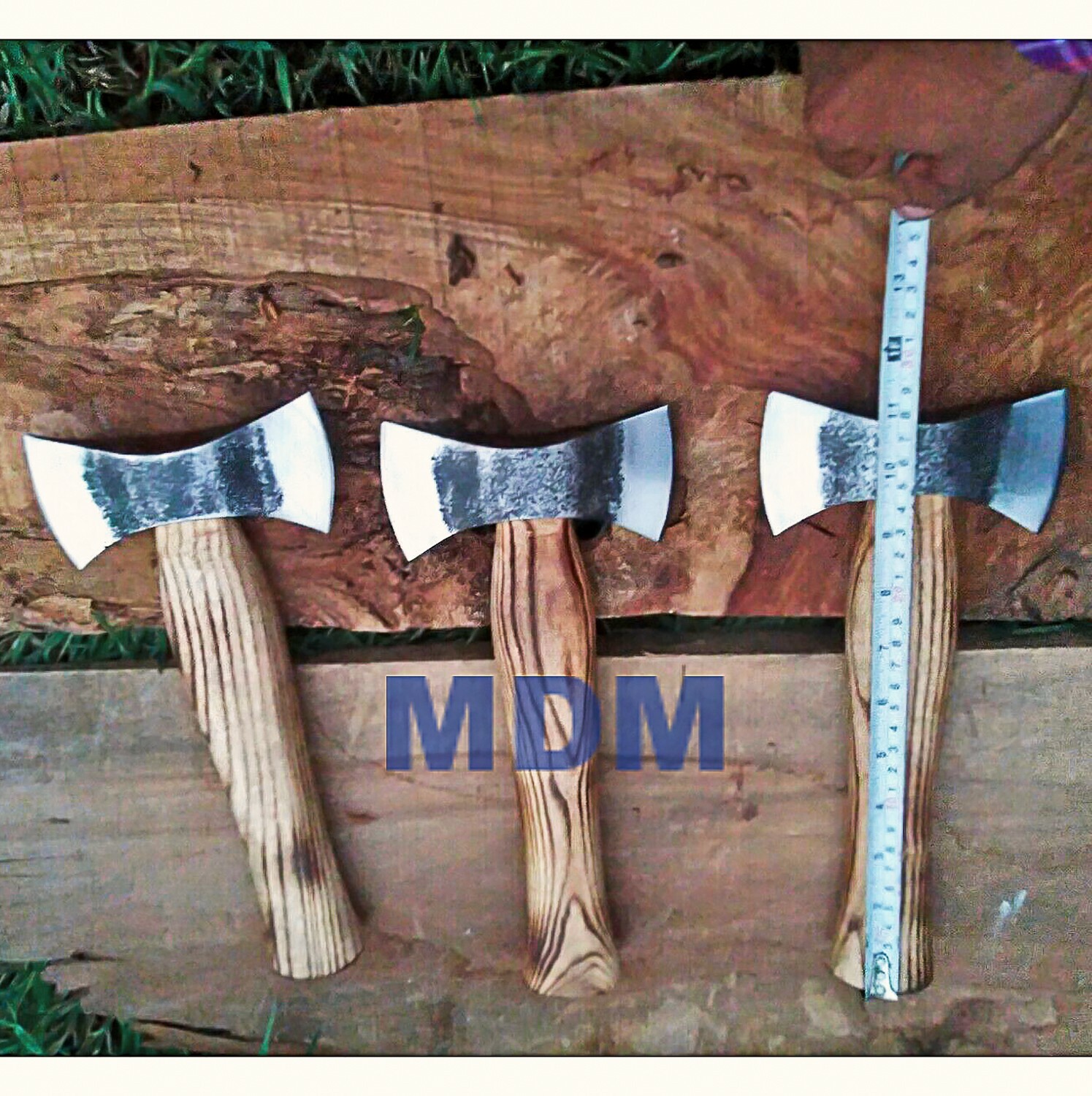 Lot of 3 x Throwing-Axes, Tomahawk Throwing-Axe Blade, Set of 3 x Throwing Ax