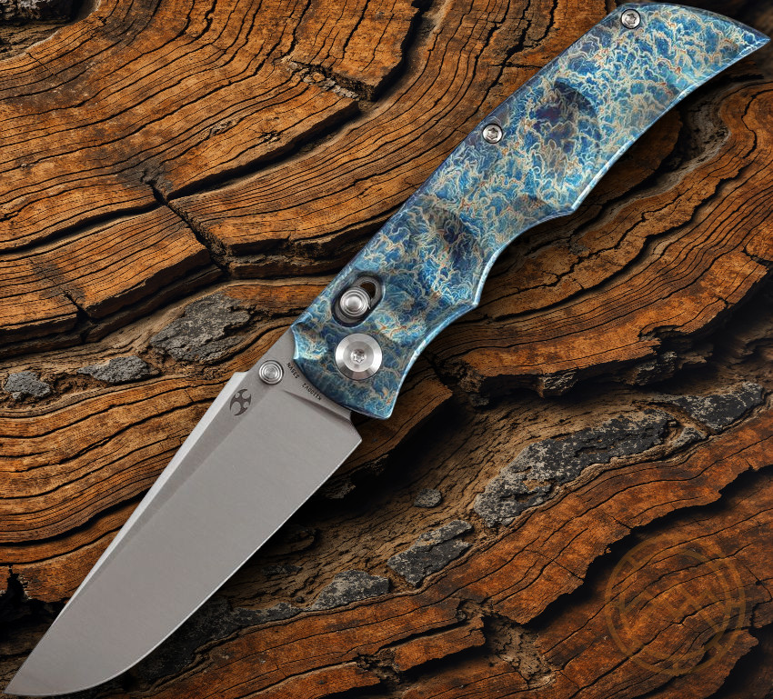 Kansept Knives SIF Folding Knife 3.75″ CPM S35VN Steel Blade Titanium Handle