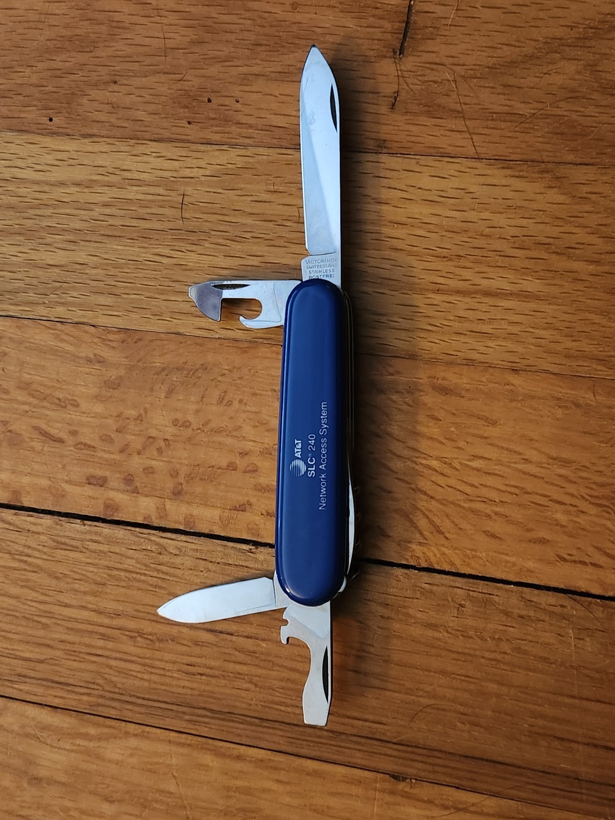 Victorinox Executive Swiss Army Knife Blue AT&T Branded Made In Switzerland