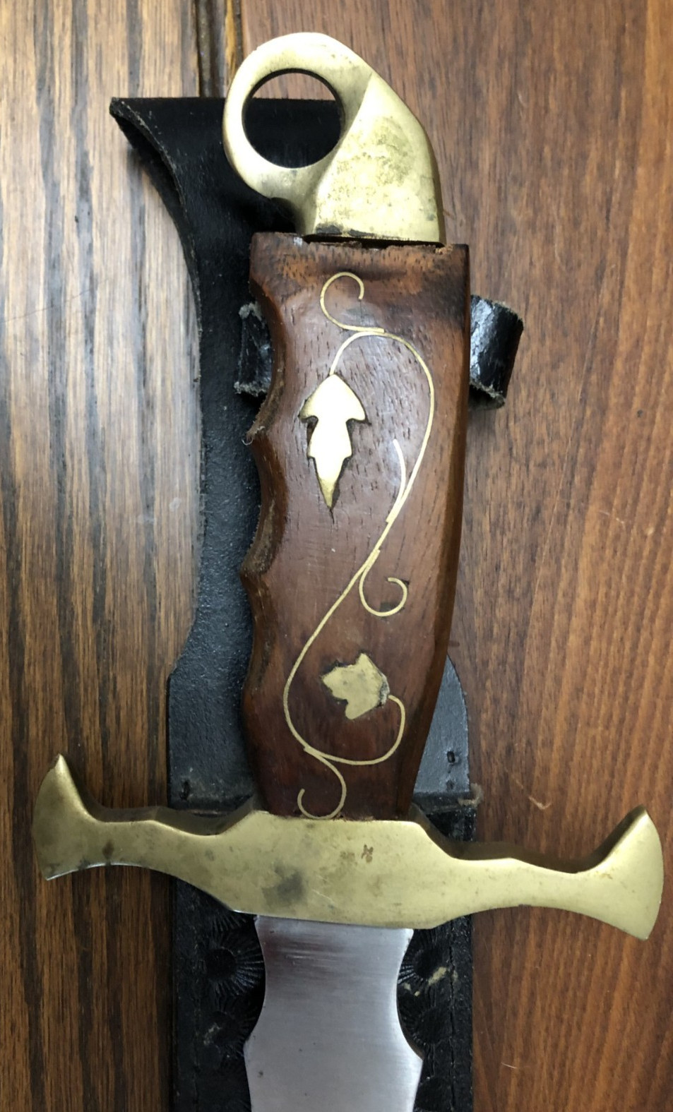 18 Inch Dagger With Leather Sheath