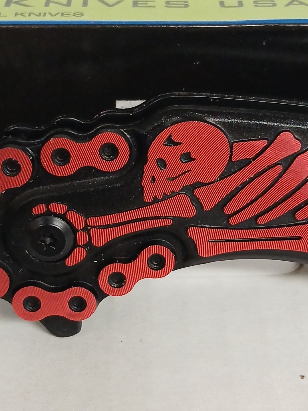 Predator Skeleton Single Blade Lock Knife