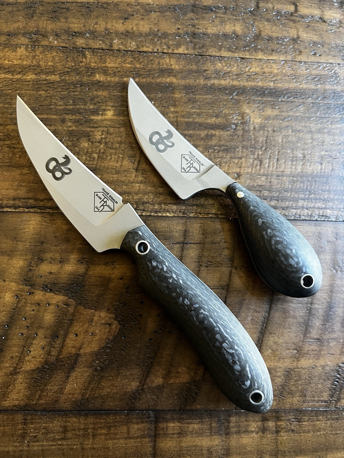ORIGINAL RARE SHIVWORKS CARBON FIBER TRACE RINALDI DISCIPLE AND CLINCH PICK SET