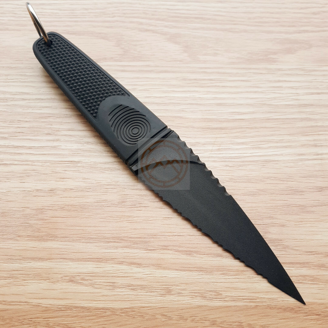 Cold Steel FGX Skean Training Fixed Knife 4″ Black Grivory Blade Rubber Handle