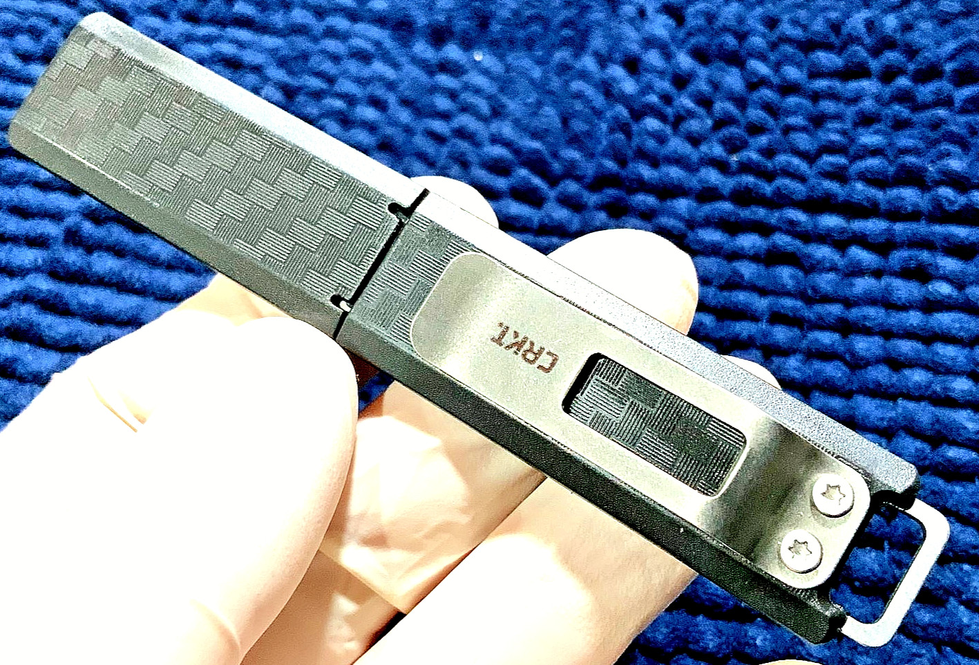 CRKT Scribe (2425) Executive Carry Ultra Compact Snap Cover Fixed D2 Steel Blade