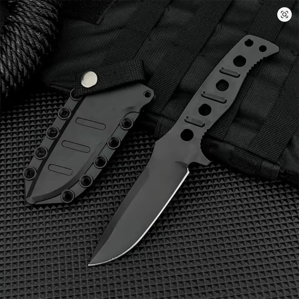 375 Fixed Blade Knife 4.37″ Blade w/ Kydex Sheath New