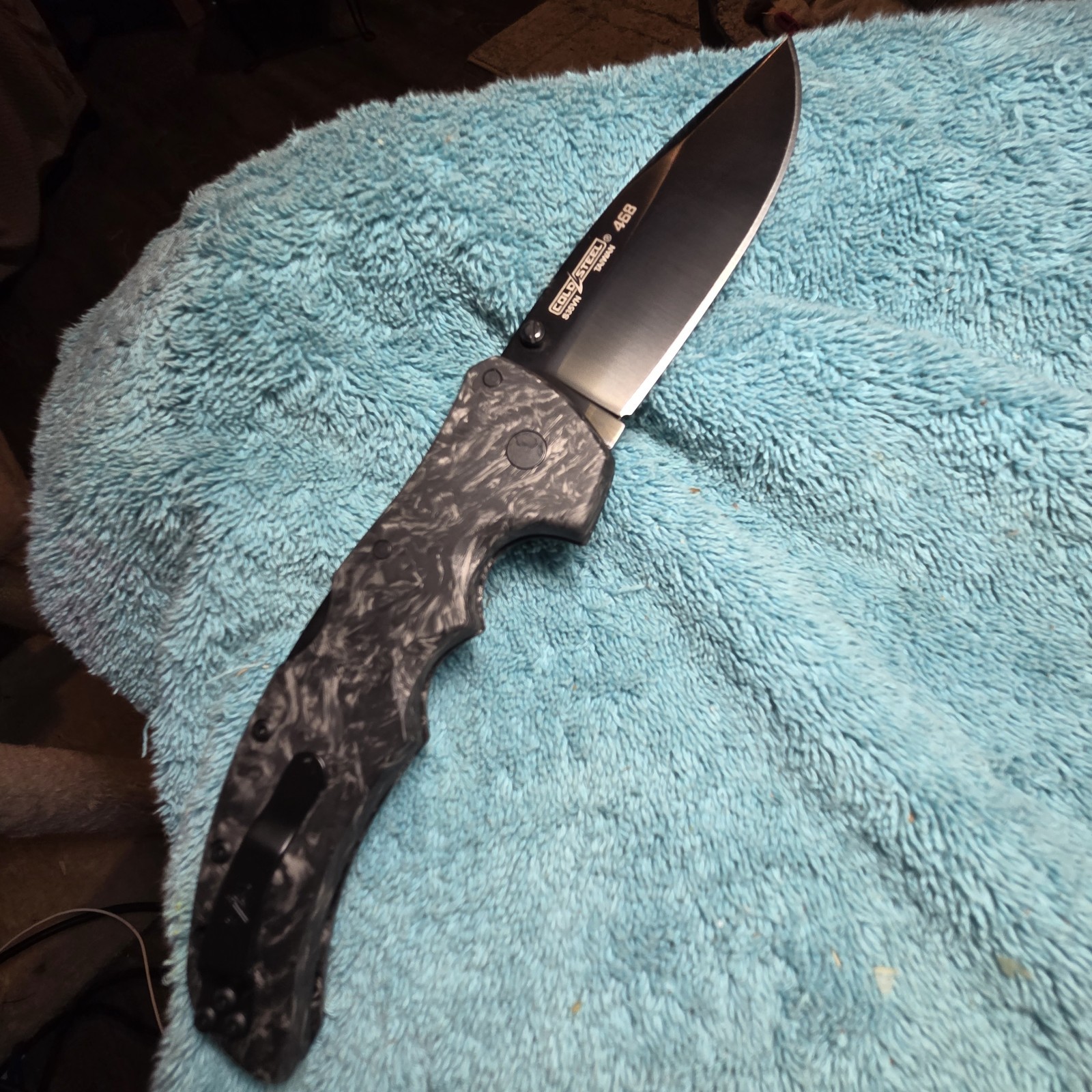Cold Steel Limited Recon 1 Spear Point S35VN Carbon Fiber ,#468 Of Only 600 Made
