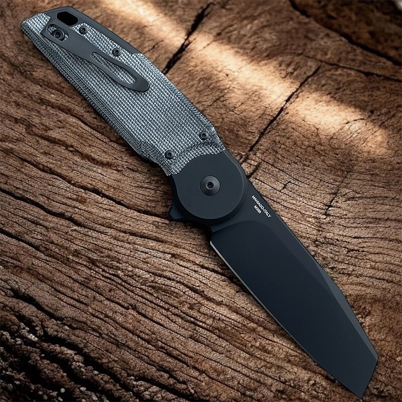 Fox Knives Metamorphosis FX-556 M390 Stainless Steel Radius Lock Folding Knife