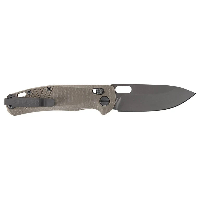 Gerber Scout Folding Pocket Knife Micarta Handle Drop Point Blade EDC Outdoor