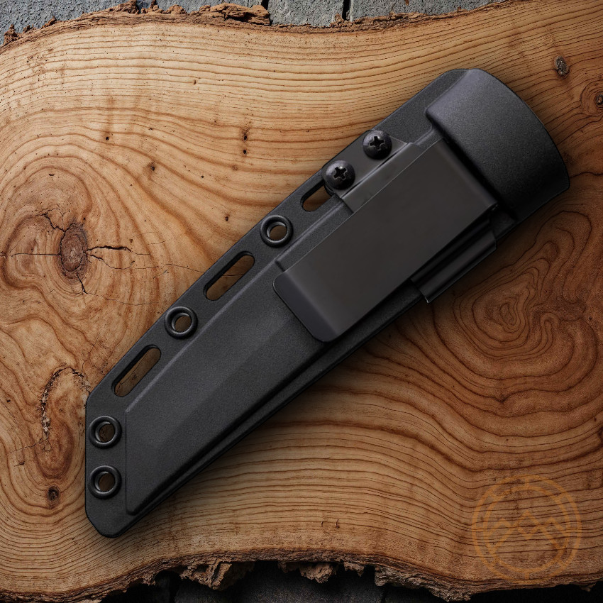 Cold Steel Kobun Fixed Knife 5.5″ AUS-8A Steel Tanto Blade Black Kray-Ex Handle