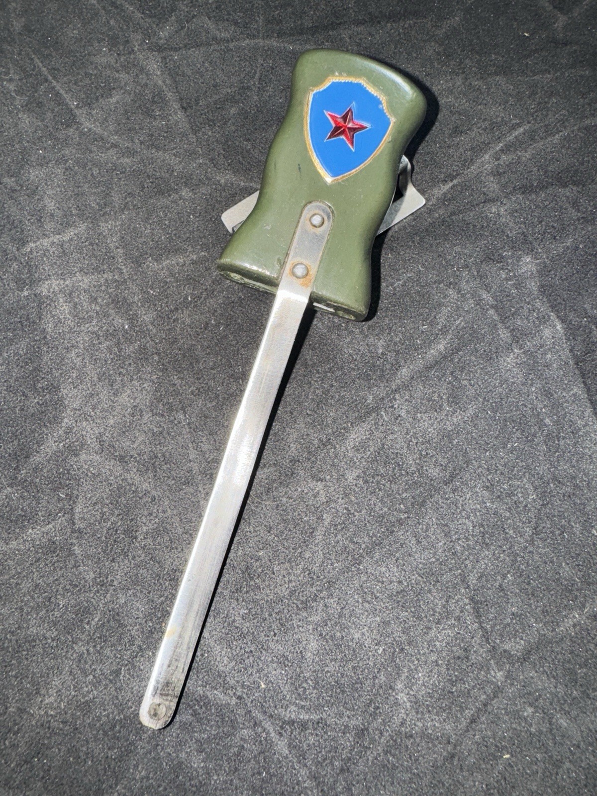 CHINESE PRC POLICE DAGGER RETRACTABLE BLADE Safety Knife Rare