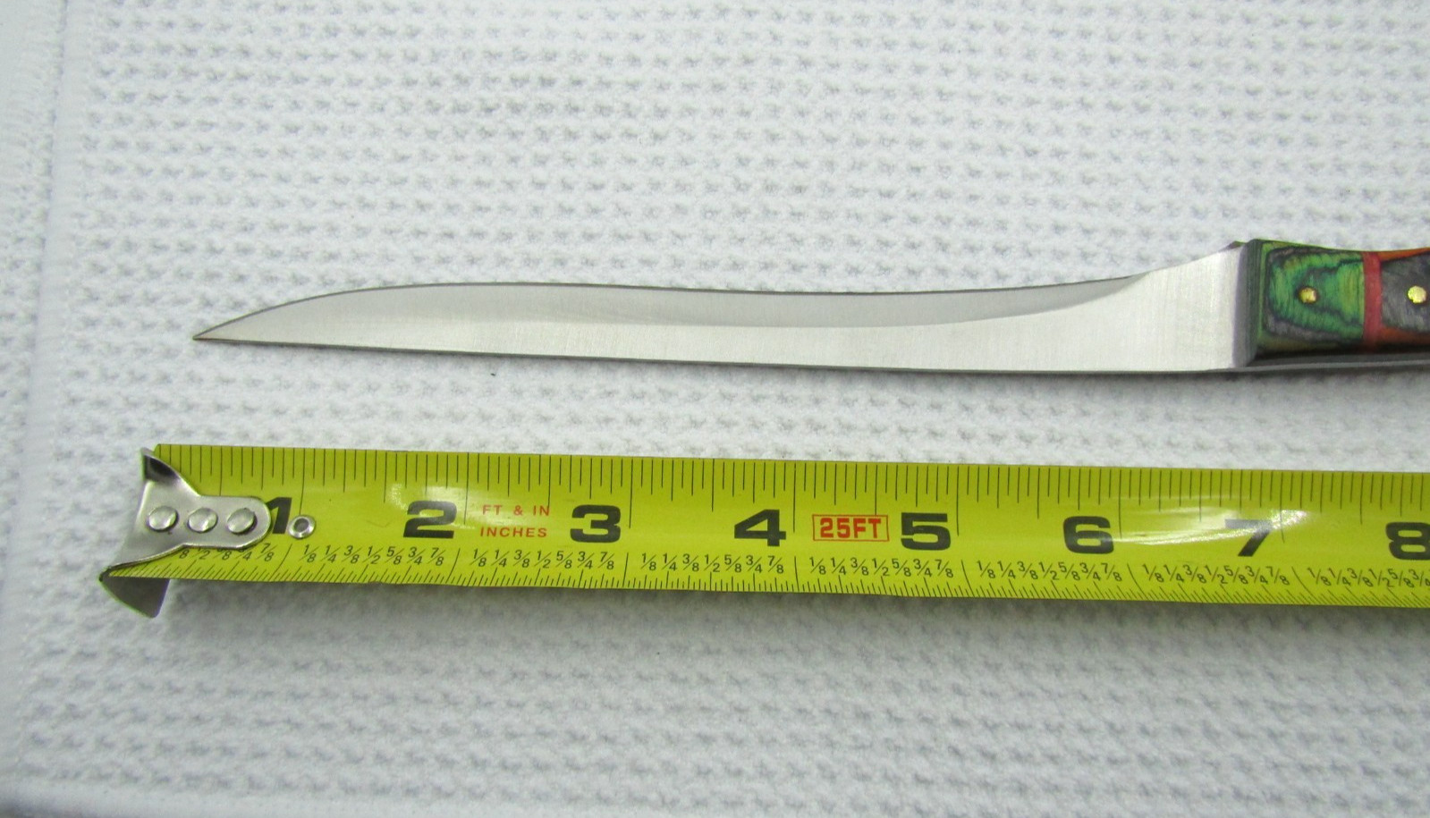 Cutlery Salvation Custom Made Steel Knife 11 1/2″ with Sheath