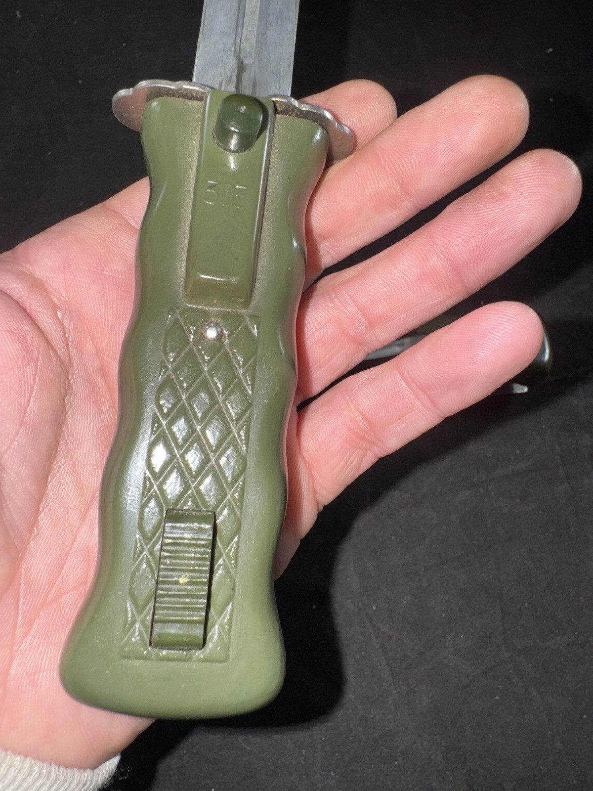 CHINESE PRC POLICE DAGGER RETRACTABLE BLADE Safety Knife Rare