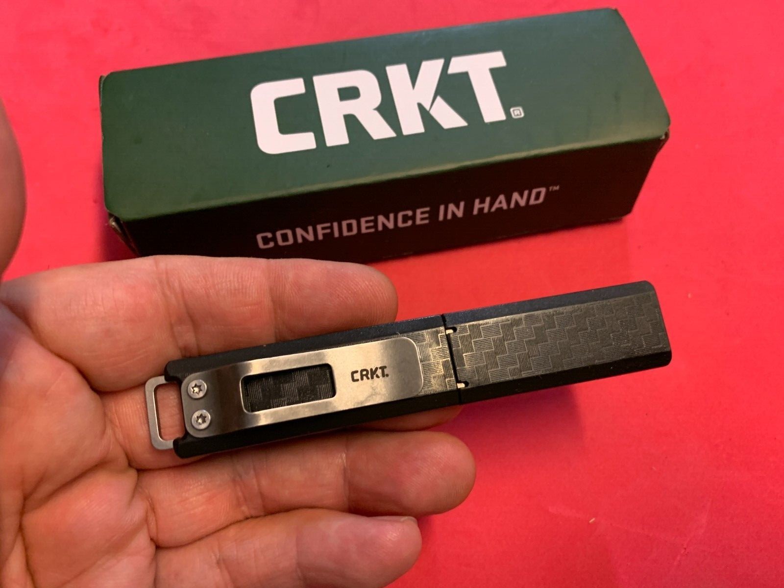 CRKT Scribe Pocket Knife Gents Columbia River EDC Slim Sheath Black New In Box