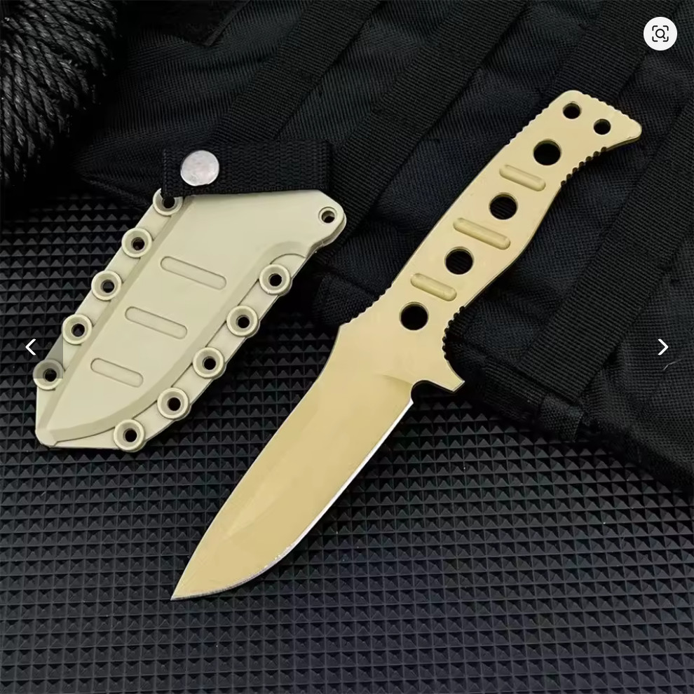 375 Fixed Blade Knife 4.37″ Blade w/ Kydex Sheath New