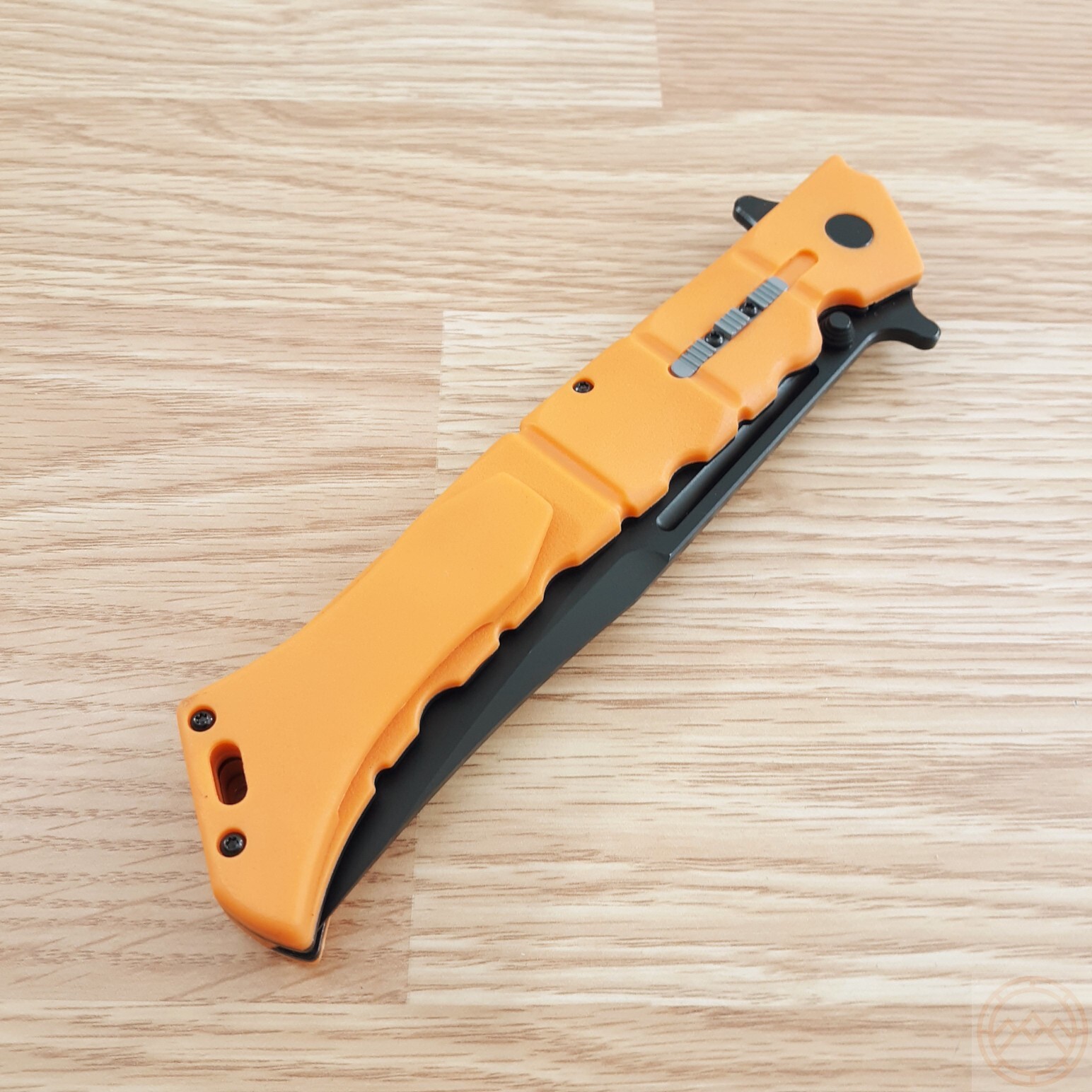 Cold Steel Large Luzon Folding Knife 6″ 8Cr13MoV Steel Blade Orange GFN Handle