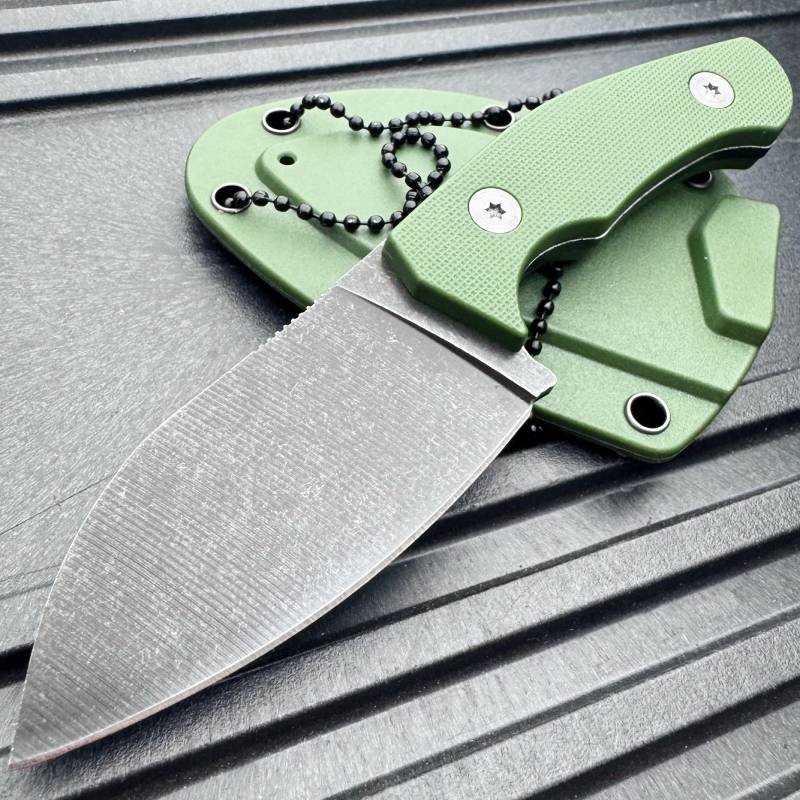5.5″ Fixed Blade Neck Knife Tactical Hunting Knife Survival Military Fixed Blade