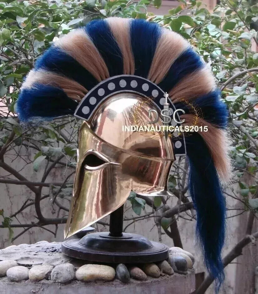 Medieval Greek Corinthian Designer- Roman Knight Spartan Armor Helmet – Wearable