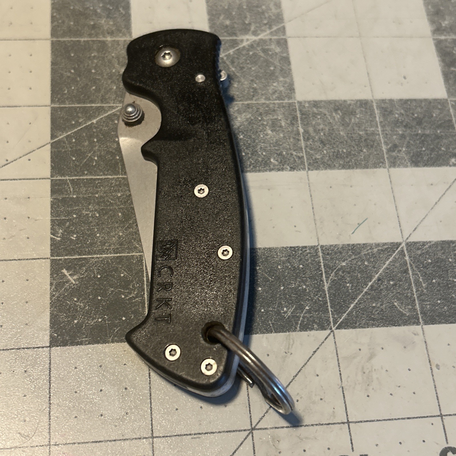CRKT 6782 Crawford Kasper Combo Blade Liner-Lock Folding Pocket Knife