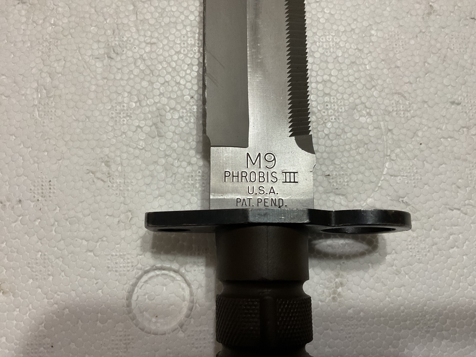 PHROBIS III US M9 Military Fixed Blade with Scabbard Case