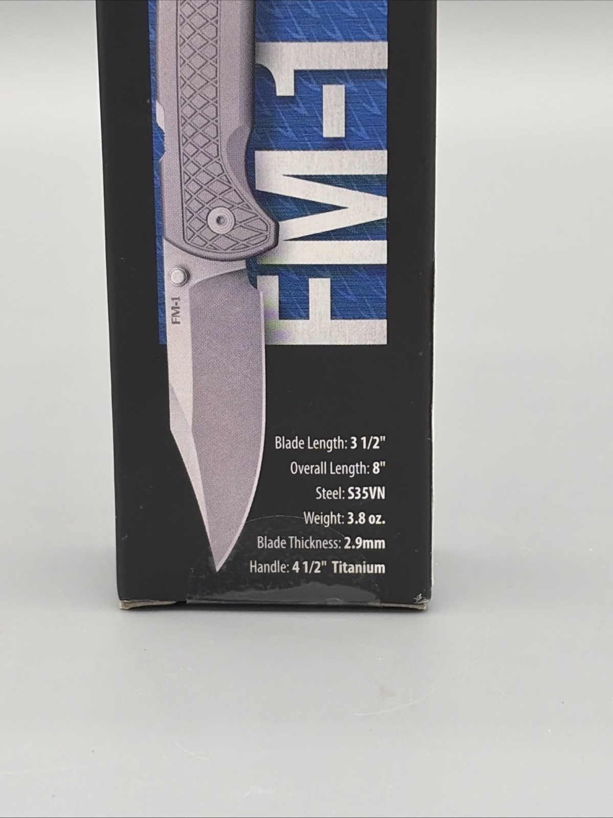 Cold Steel FM-1 Folding Knife 3.5″ S35VN Steel Blade Titanium Handle Brand New✅
