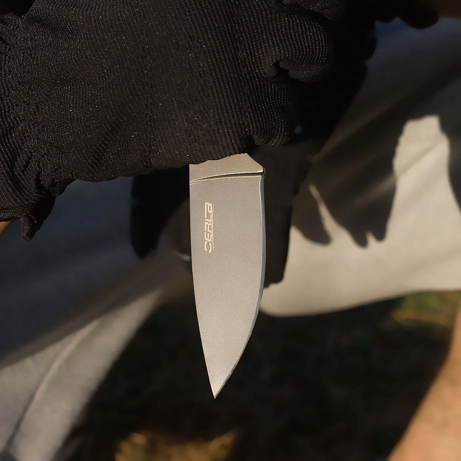 Oerla TAC OLF-1011 Fixed Blade Outdoor Survival Tactical Knife with Kydex Sheath