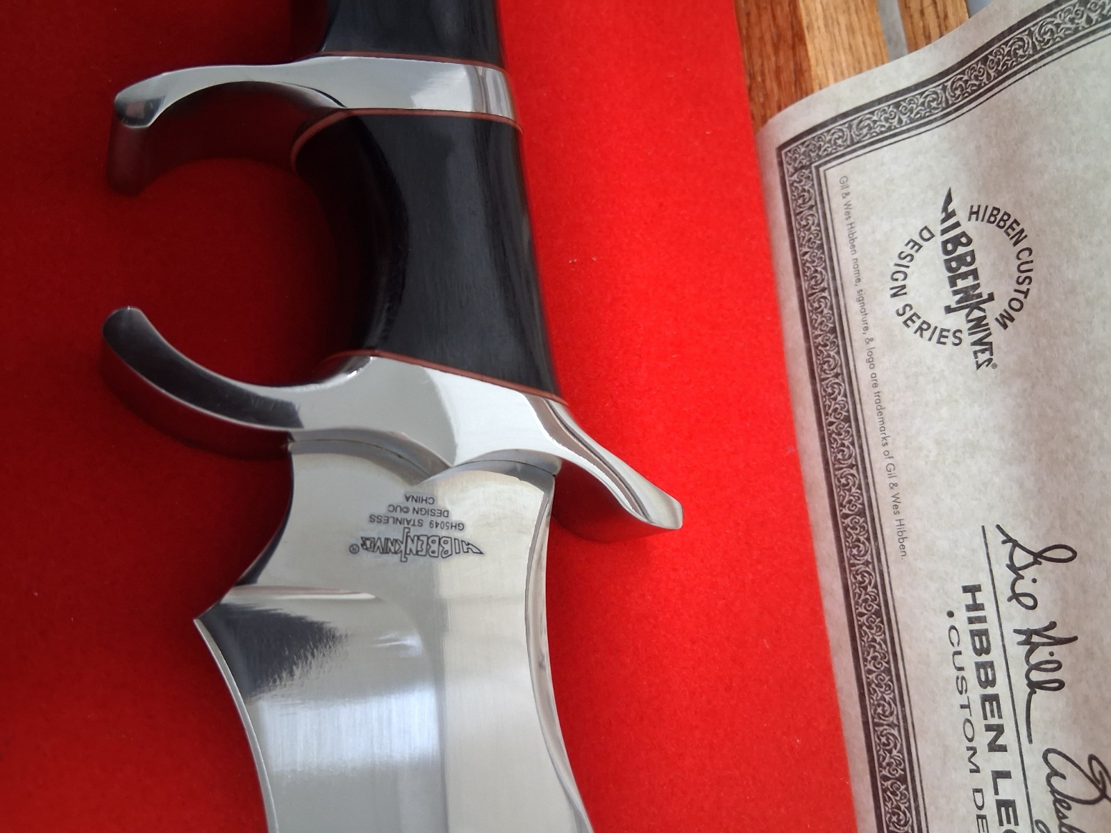 GIL HIBBEN’s LEGACY III FIGHTER Knife with Sheath & Box! NEW Condition!! 12 1/2″