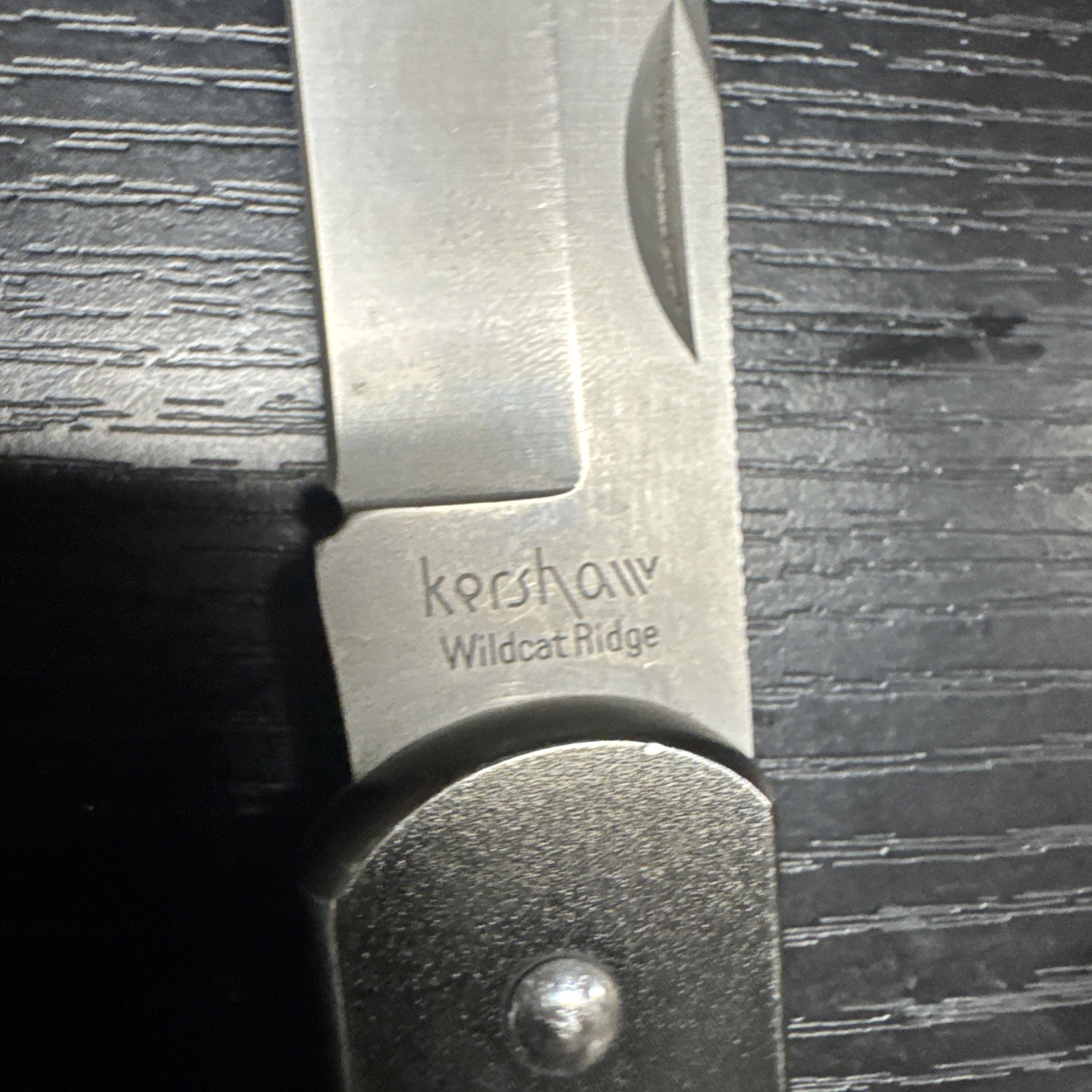 Kershaw Wildcat Ridge 3140 Green ABS plastic Scales Made In Japan W/sheath