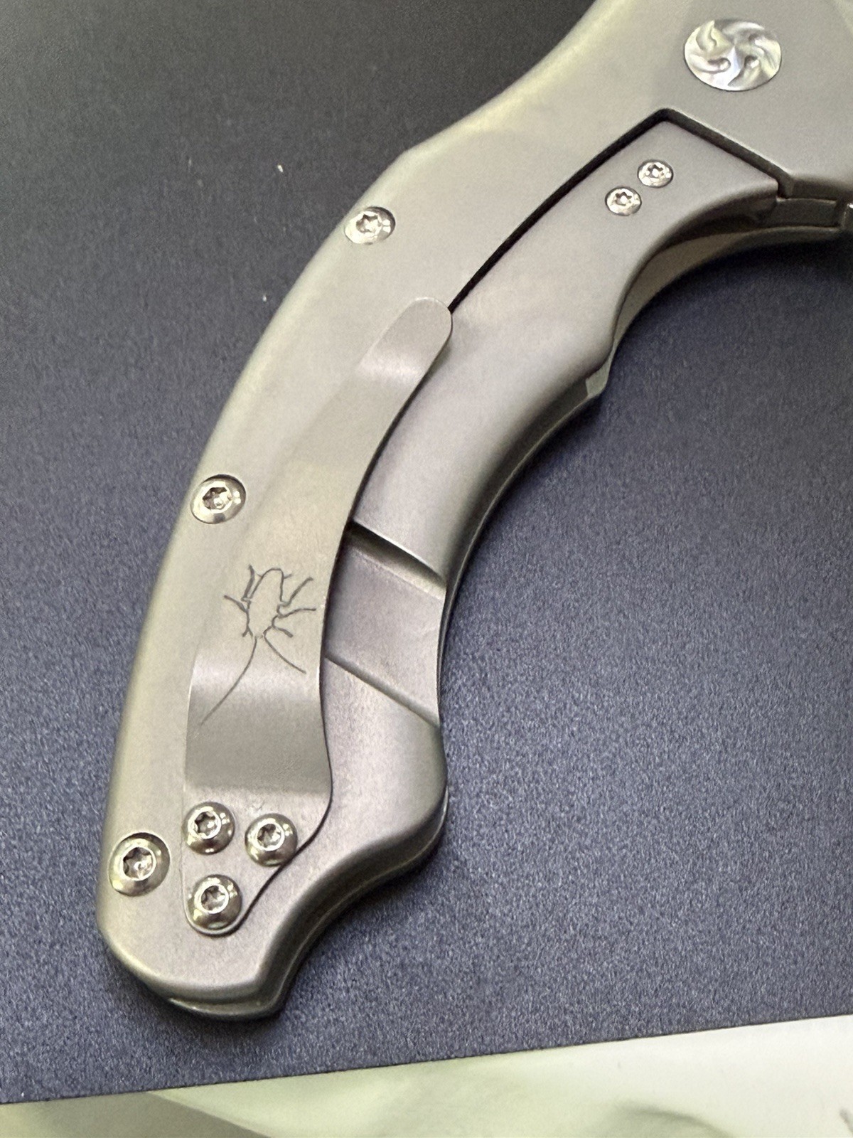 Kizer Ki4477 Roach Titanium Frame Lock Knife CPM-S35VN Matt Degnan Discontinued