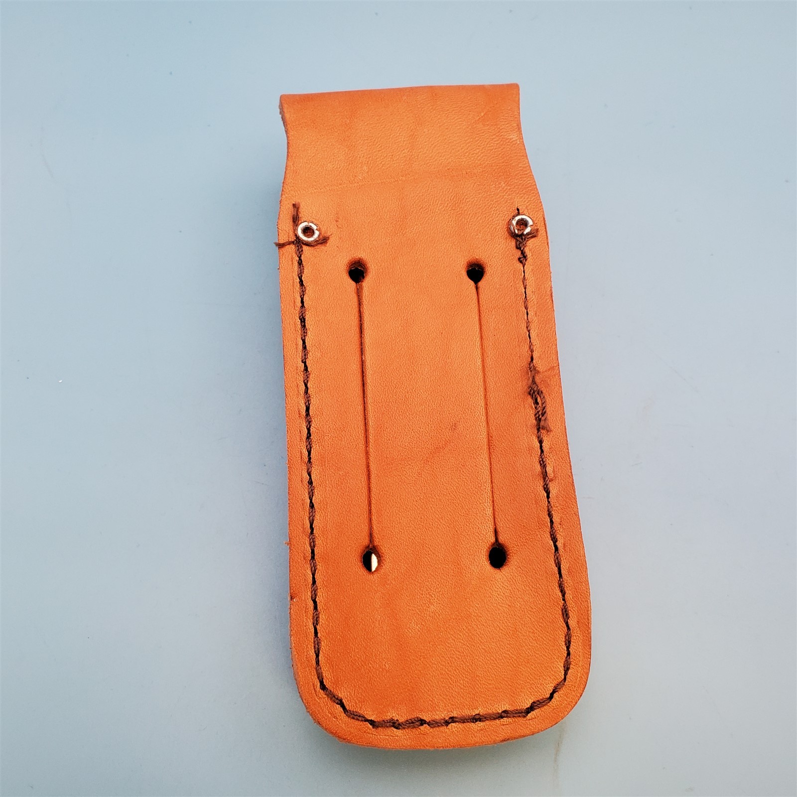 Case XX Pocket Knife Sheath Brown Leather Folding Blade Hunter Case 6″ FS