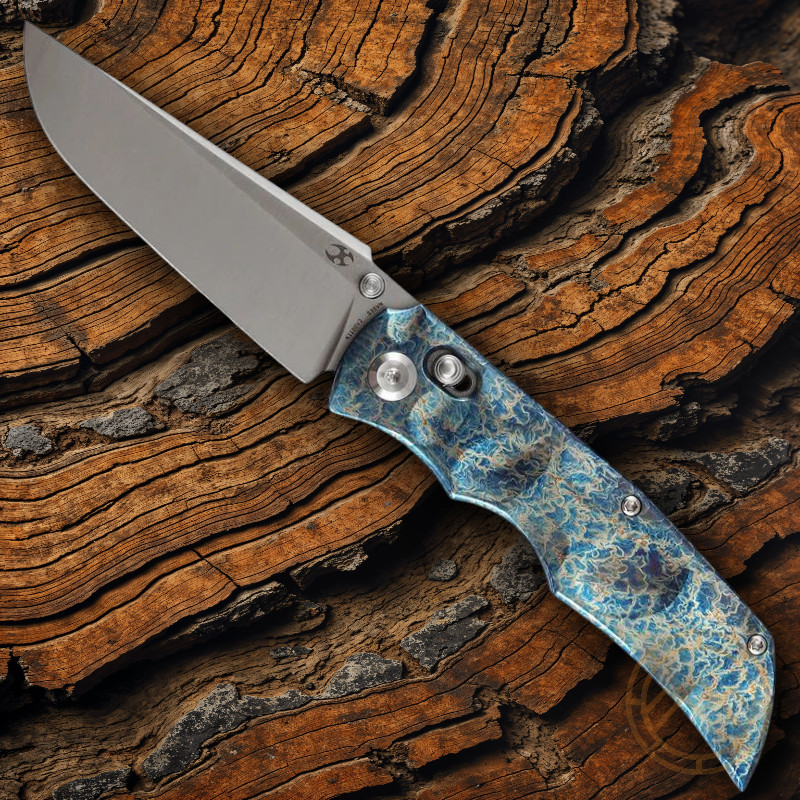 Kansept Knives SIF Folding Knife 3.75″ CPM S35VN Steel Blade Titanium Handle