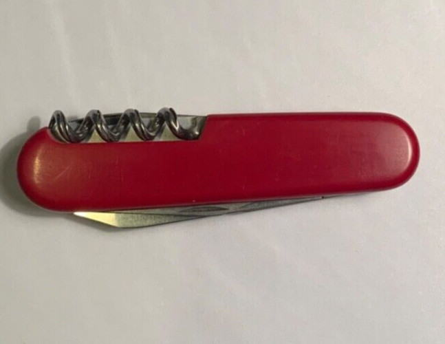 Vintage Victorinox Knife with double Clip Point Blades *NONE ON EBAY LIKE THIS*