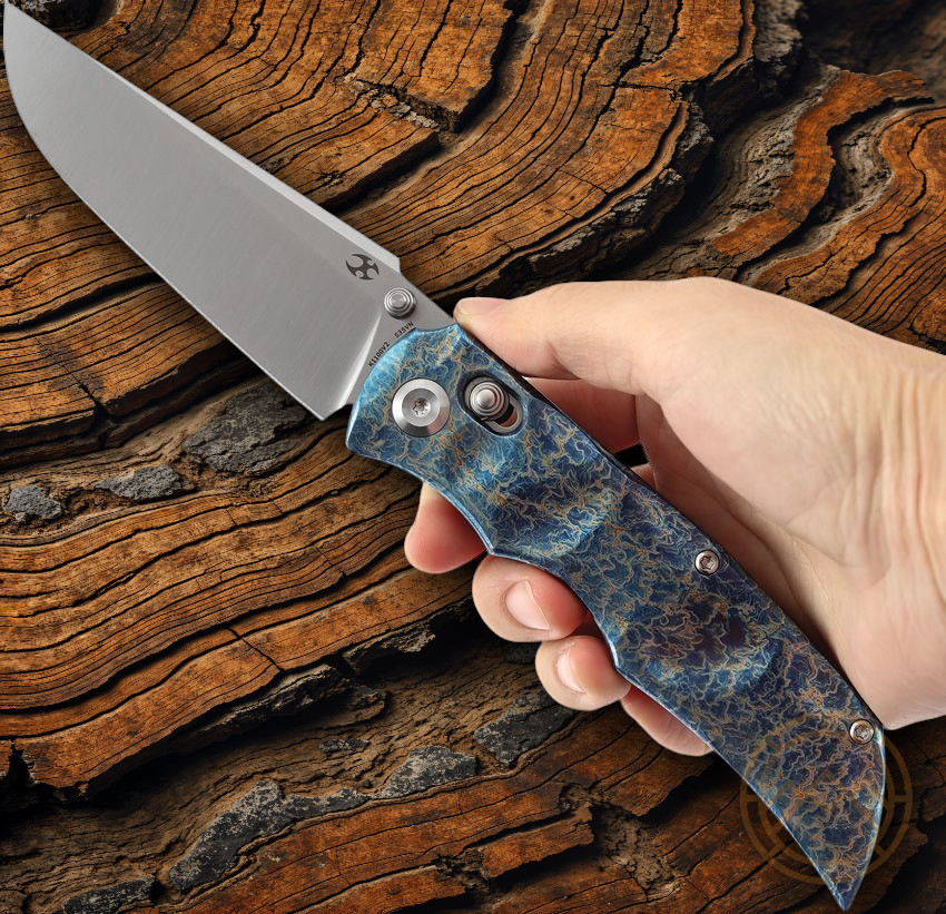 Kansept Knives SIF Folding Knife 3.75″ CPM S35VN Steel Blade Titanium Handle