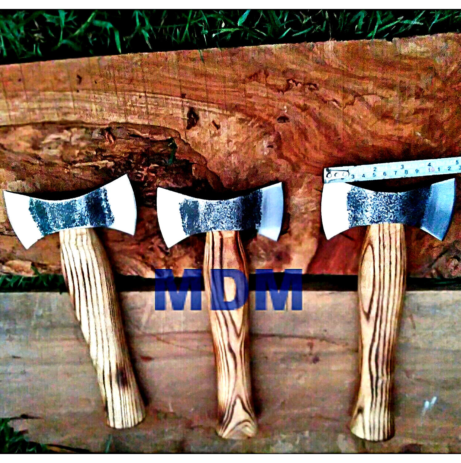 Lot of 3 x Throwing-Axes, Tomahawk Throwing-Axe Blade, Set of 3 x Throwing Ax