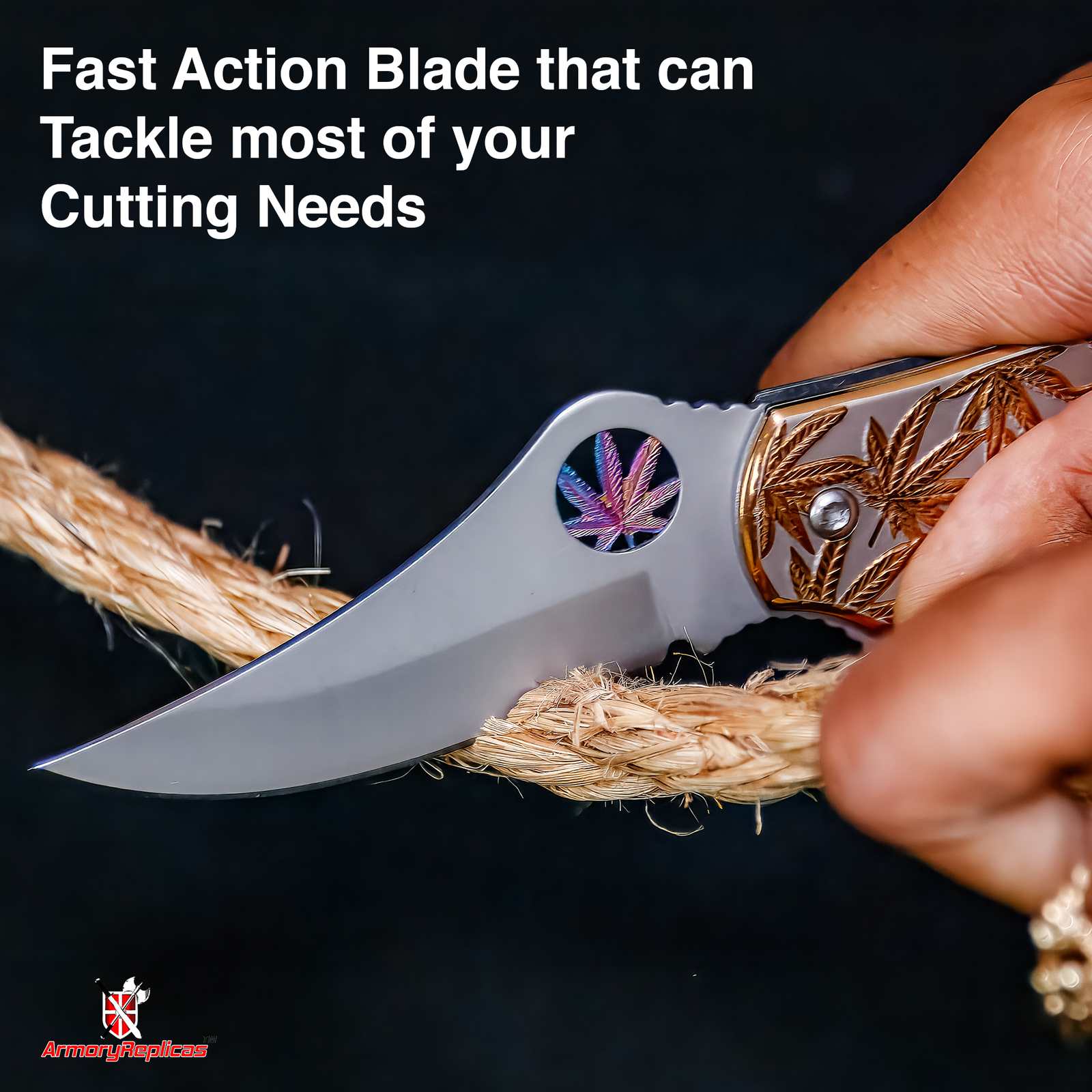New Assisted Opening pocket knife Hunting survival Stainless Steel blade