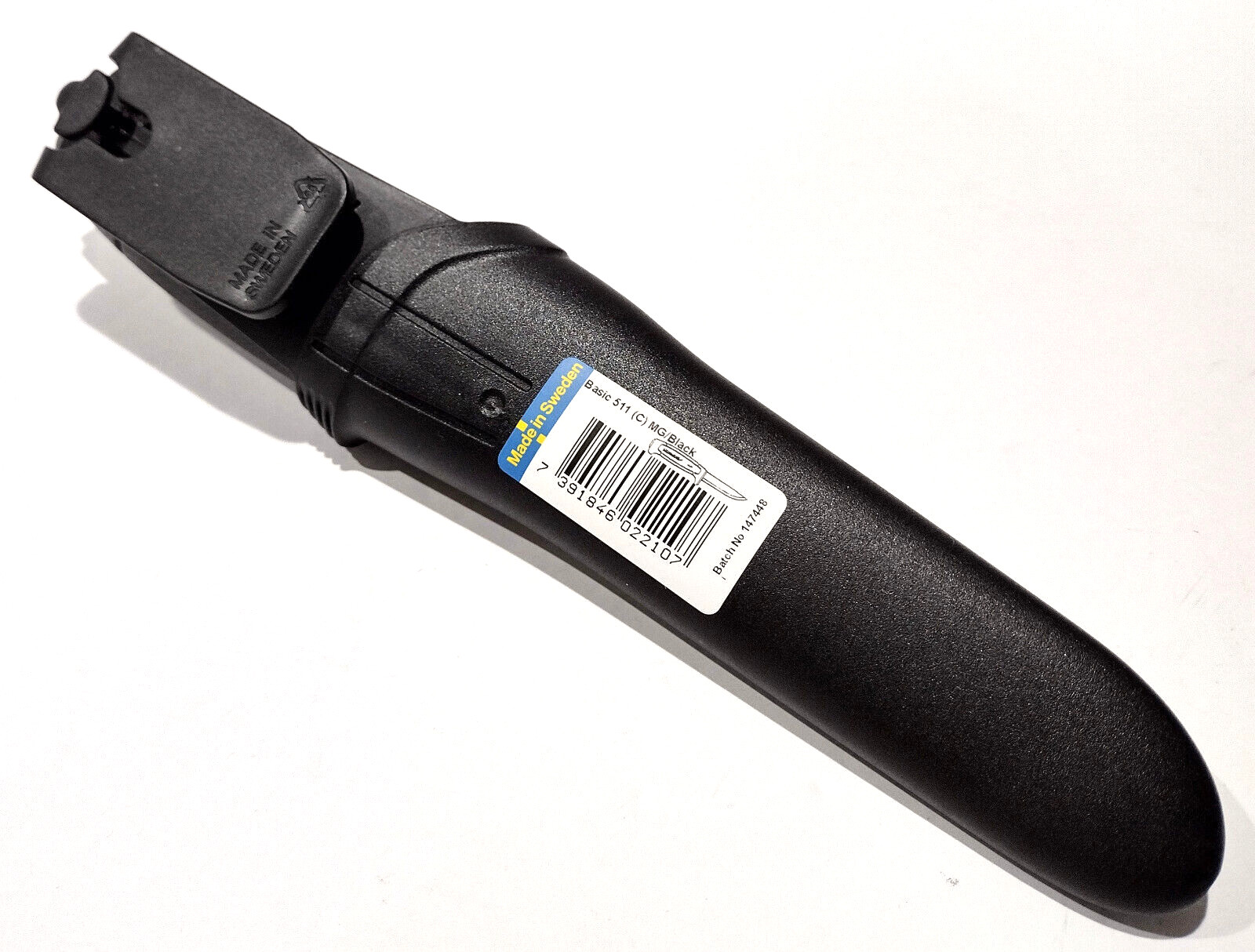 MORA SWEDEN MORAKNIV MILITARY BLACK/GREEN BASIC 511 CARBON STEEL TACTICAL KNIFE