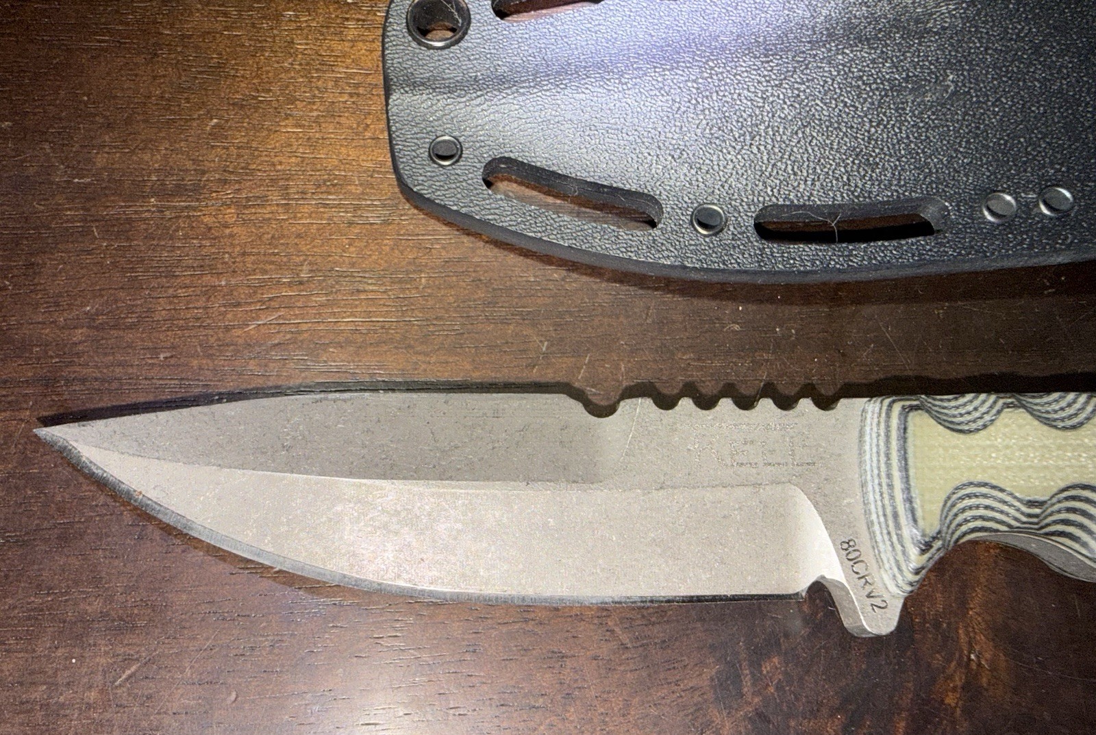 Tale of Knives (T.Kell) Agent 001 80CRV2 Fixed Blade