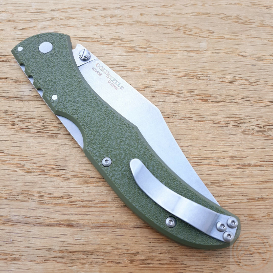 Cold Steel Range Boss Lockback Folding Knife 4″ 4034 Steel Blade Zytel Handle
