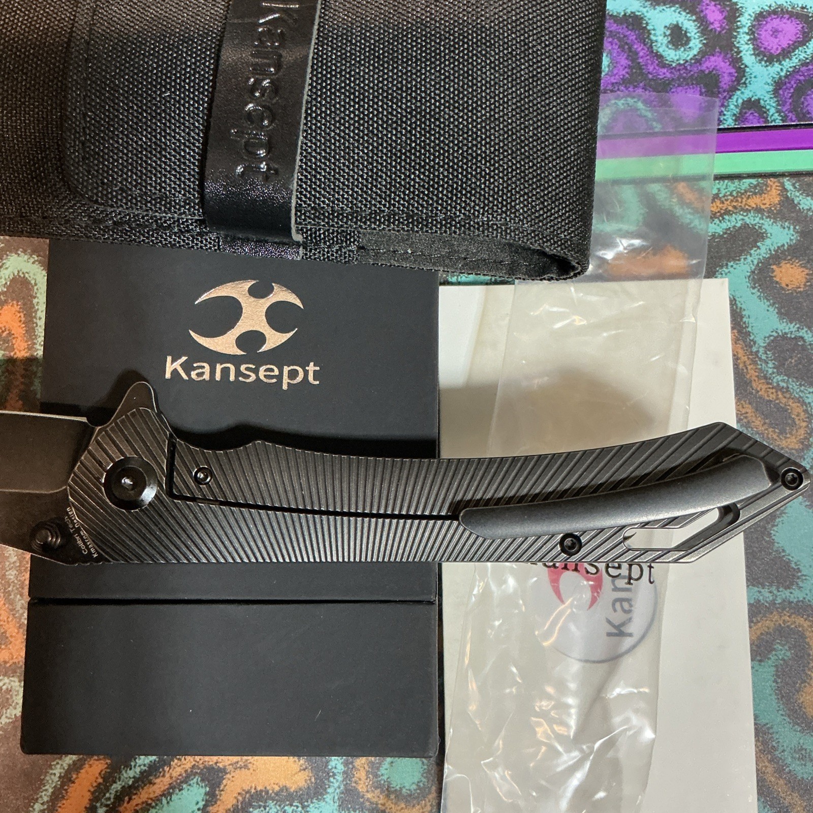 Kansept Knives Colibri Tech Folding Knife 4.38″ CPM S35VN Steel Blade Titanium
