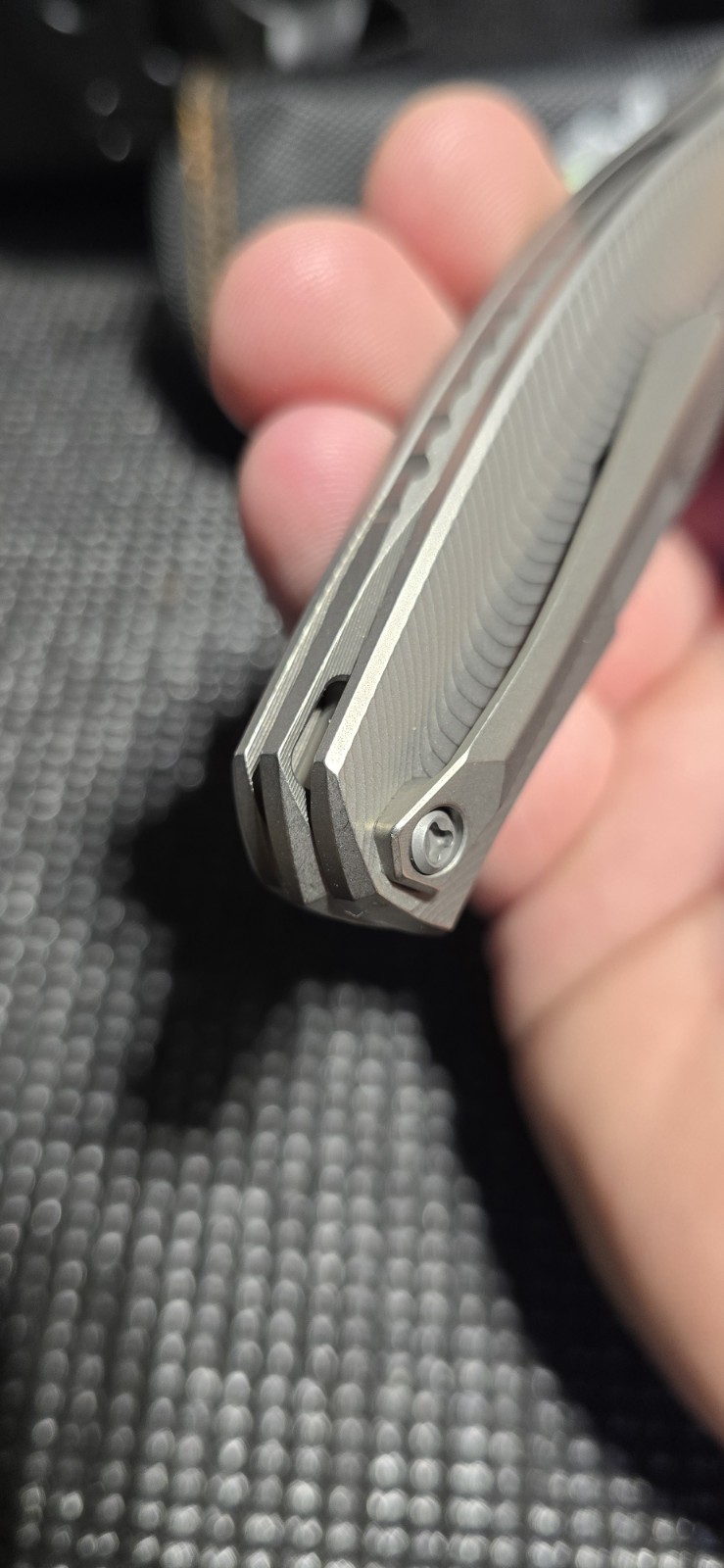 Titanium Folding Knife Bio VG10 Blade