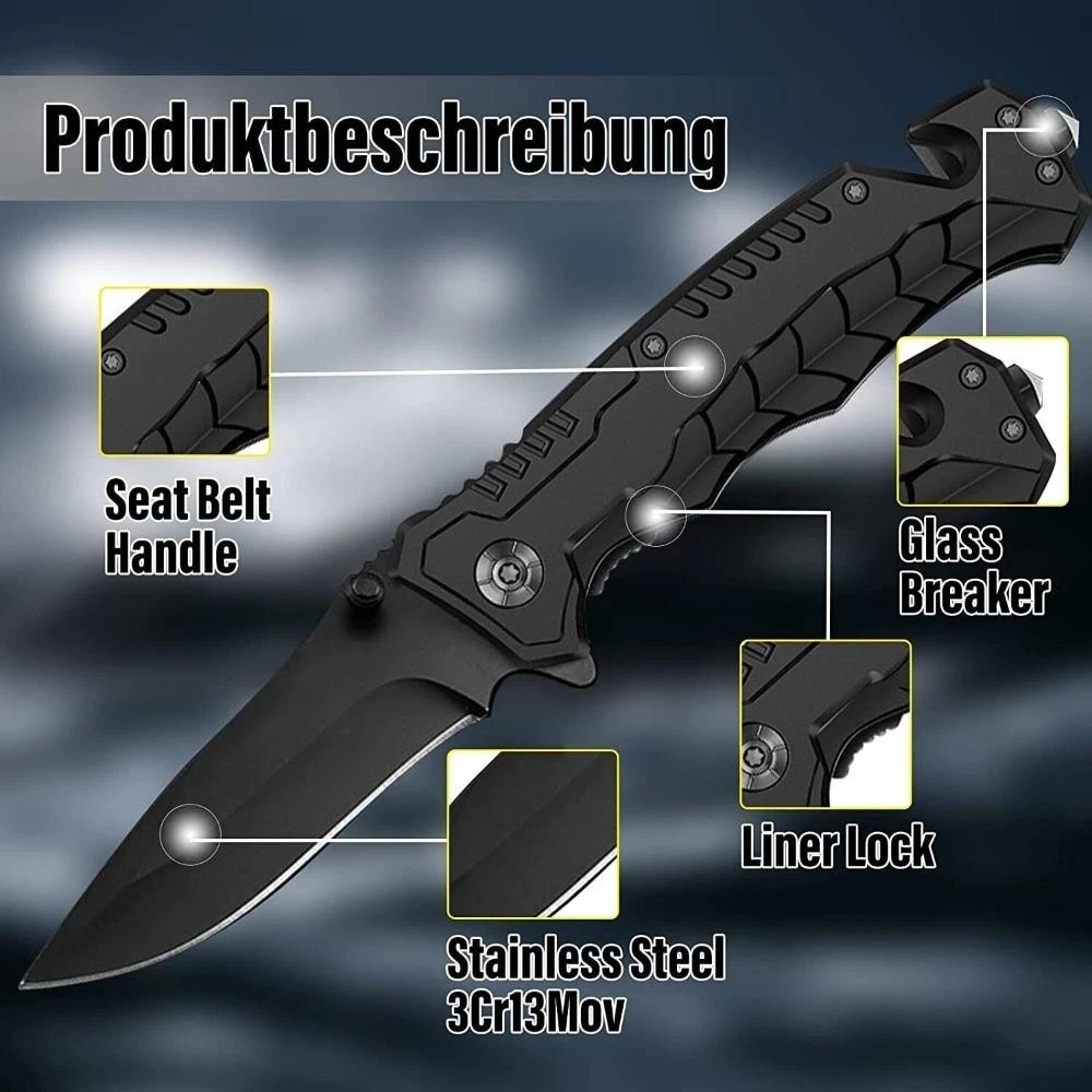 7.8″ SPRING OPEN ASSISTED TACTICAL FOLDING POCKET KNIFE EDC Blade Tactical Tool